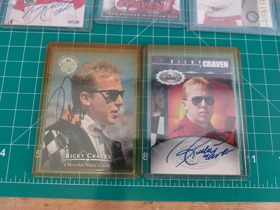 Ricky Craven Nascar Autograph Card Lot of 10 Numbered Misc - Image 4 of 4
