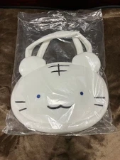 White Tiger Plush Tote Bag