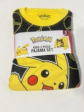 Pokemon Pikachu Boys Short Sleeve 2-Piece Pajama Set - NWT- SIZE 6/7