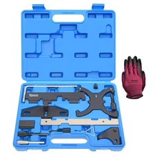 13PCS Engine Camshaft Timing Locking Tool Kit & Flywheel Locking Tool 303-393...