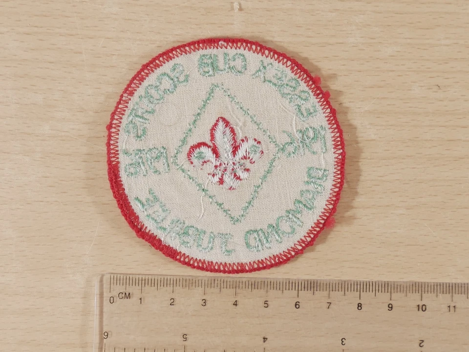 1976 Essex Cub Scouts Diamond Jubilee 1916–1976 Vintage Scout Badge Patch - Image 2 of 2