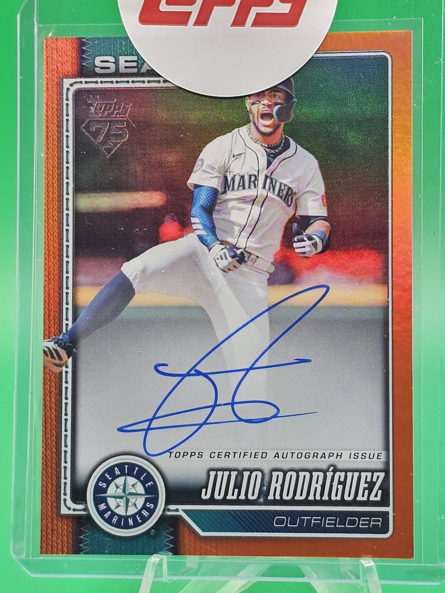 2026 Topps Julio Rodriguez 16/25 Auto Orange Real One Autographs