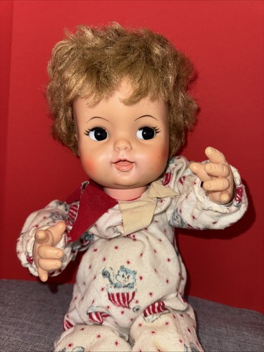 Vtg EEGEE'S POSI PLAYMATE 16" Doll Vinyl Face/Posable Soft Foam Body TLC - Picture 1 of 9