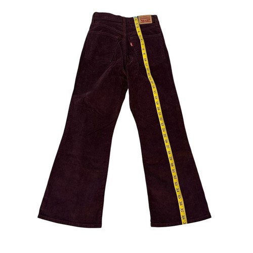 Levi's Cordhose Ribcage Crop Flare weinrot Größe 26 - Bild 4 von 8