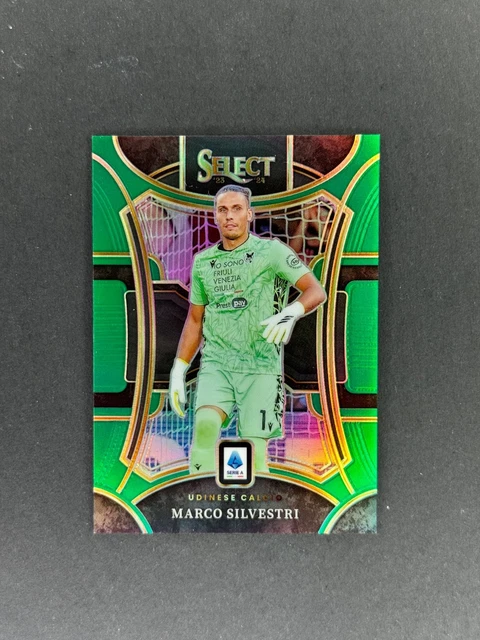 2023-24 Panini Select Serie A Marco Silvestri Mezzanine #165 Green Prizm /5