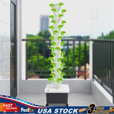 Vertical 45-Pots Hydroponics Tower Set Hydroponic Growing System Home Gardening