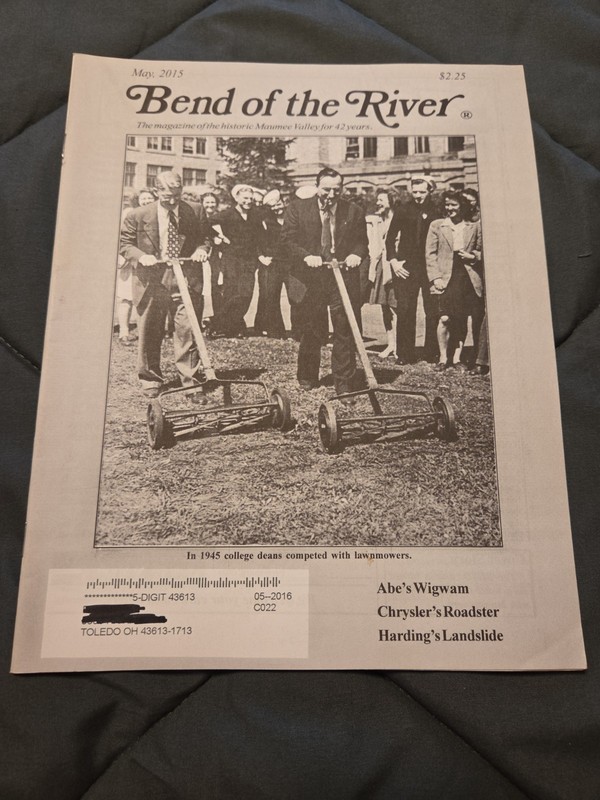 BEND OF THE RIVER Magazine Historic Maumee Valley May 2015 Issue