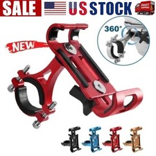 360  Aluminum Motorcycle Bike Bicycle GPS Cell Phone Holder Handlebar Mount Lot