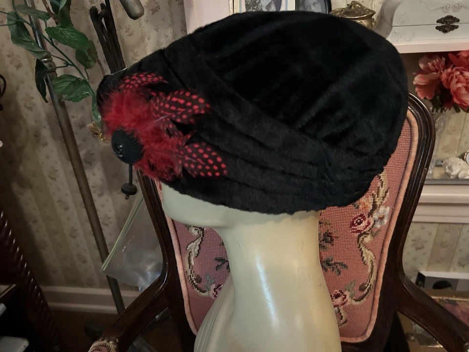 Vintage Victorian POKE Hat/Bonnet Wired  Unique - Image 3 of 4