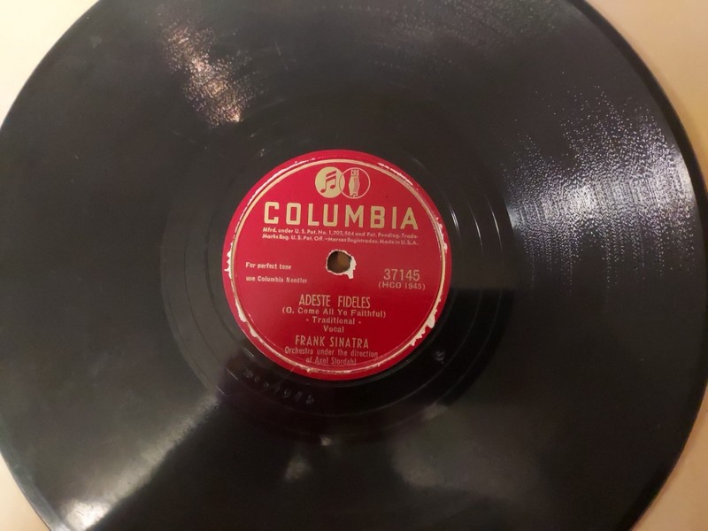 Mid 40s COL. 78/FRANK SINATRA..Christmas Hymns..