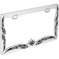 Bell Automotive 22-1-46163-8 Universal Tribal Design License Plate Frame