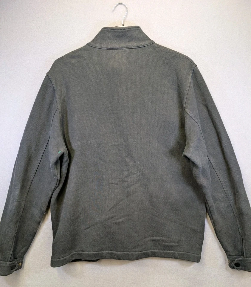 Chaqueta polar Paul Smith Jeans verde cremallera completa XXL 100 % algodón bolsillos Foto 3 de 4