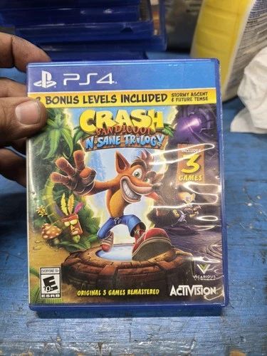 PS4 Crash Bandicoot N-Sane Trilogy Game includes 3 games
