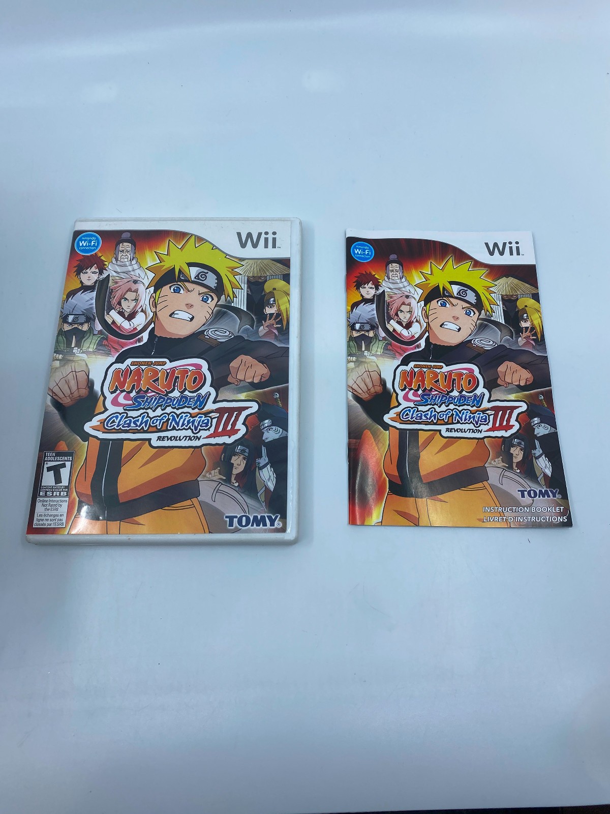 Nintendo Wii Game Cases and Manuals (NO GAMES) Red Steel Music Naruto III ETC