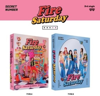 Secret Number - Fire Saturday (Random Cover) (incl. Photobook, 2 Tazos. 2 Door S