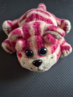 2008 Scented Bagpuss Car Freshener Plush Toy with hook loop. 5 Inches Long.