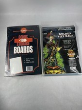 100 Ultra Pro Silver Age Size Comic Book Bags and Acid Free Backing Boards