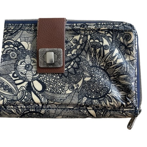Sakroots Spirit Desert Smartphone Cartera Bandolera Muñequera Bolso Azul Floral - Imagen 5 de 9