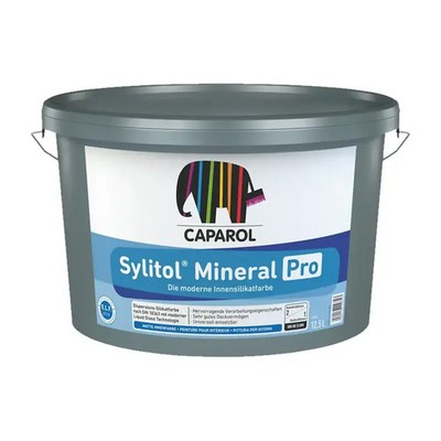 Caparol Sylitol Mineral Pro Wandfarbe Innenfarbe weiß 5 Liter oder 12,5 Liter