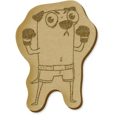 6 x ''Hundeboxer stehend'' MDF Bastelverzierungen (EB00034566)
