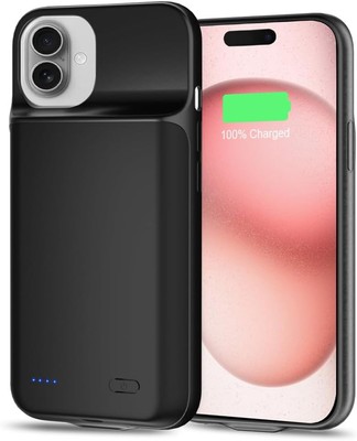 Battery Charging Case for iPhone 16 Powerful 7000mAh Portable Rechargeable