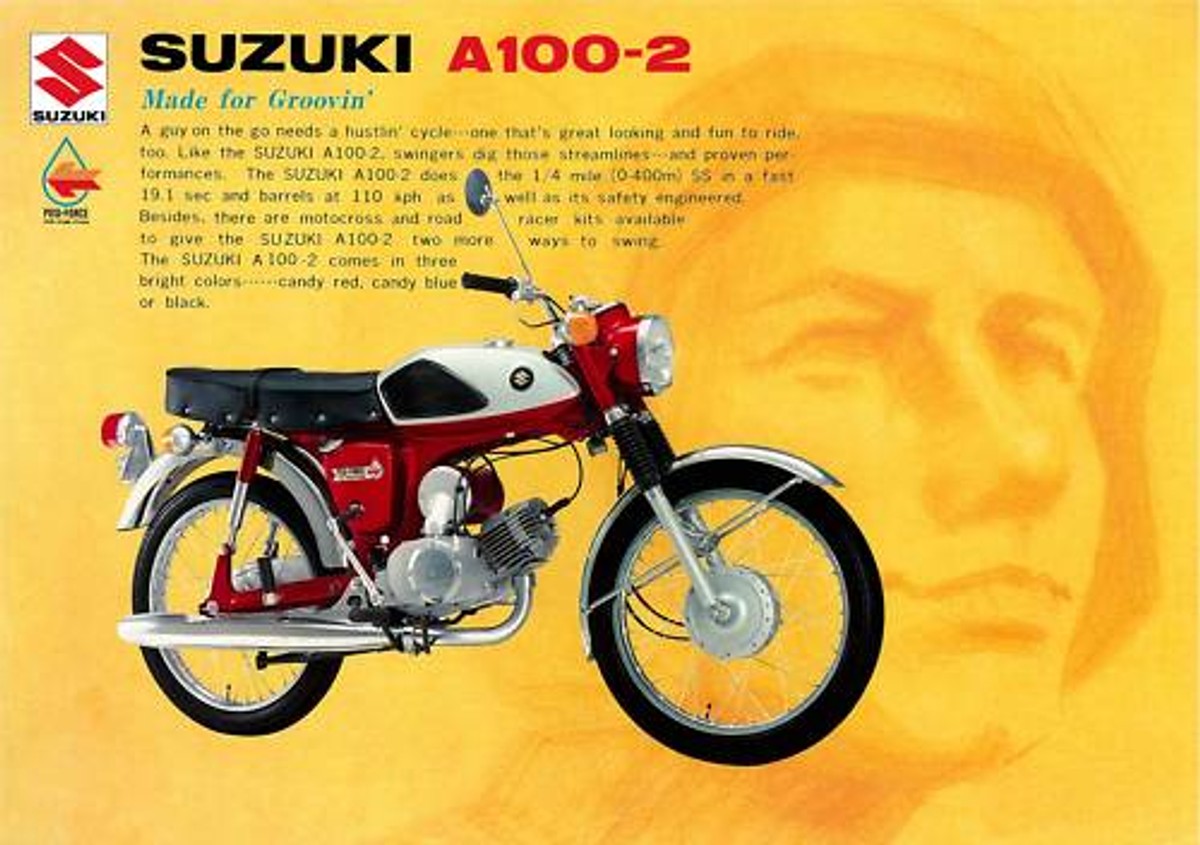 SUZUKI Brochure A100 A100-2 A100-II 1969 1970 Sales Catalog REPRO