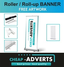 Roller Banner Display Stand, Pop / Pull / Roll Up Sign Exhibition 200cm x 85cm
