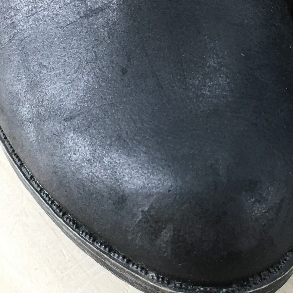 Rocket 狗靴女式 6 休闲侧拉链踝靴黑色人造皮革高跟鞋 — 第 4/4 张图片