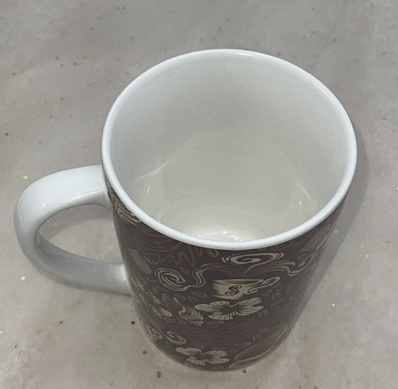 Starbucks 35th Anniversary 2007 Mermaid Siren Brown Copper Coffee Mug