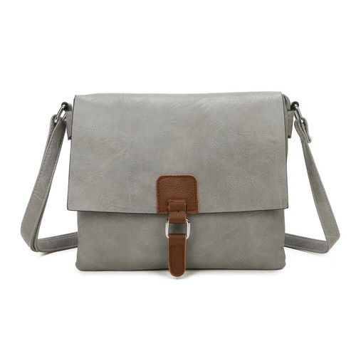 Womens Satchel Long Strap Cross Body Bag Ladies Messenger Over Shoulder Handbag - Picture 5 of 17