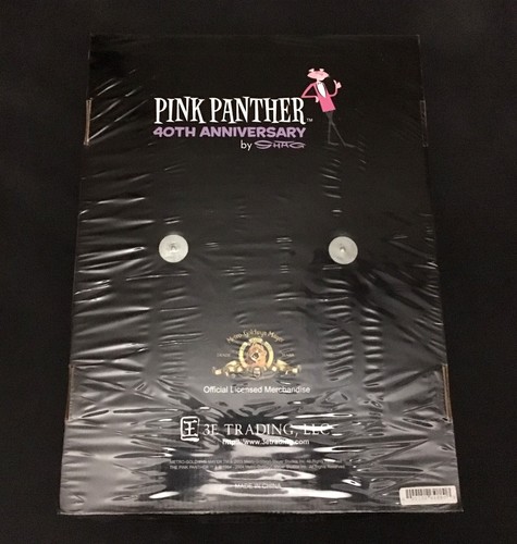 PINK PANTHER 3D RETRO WALL CLOCK BY SHAG 15" NEW FACTORY SEALED 2004 HOME DECOR - Picture 5 of 5