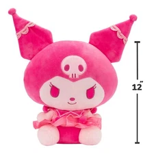 12 inch Pink Monochrome Kuromi Pink Sanrio (Hello Kitty and Friends)