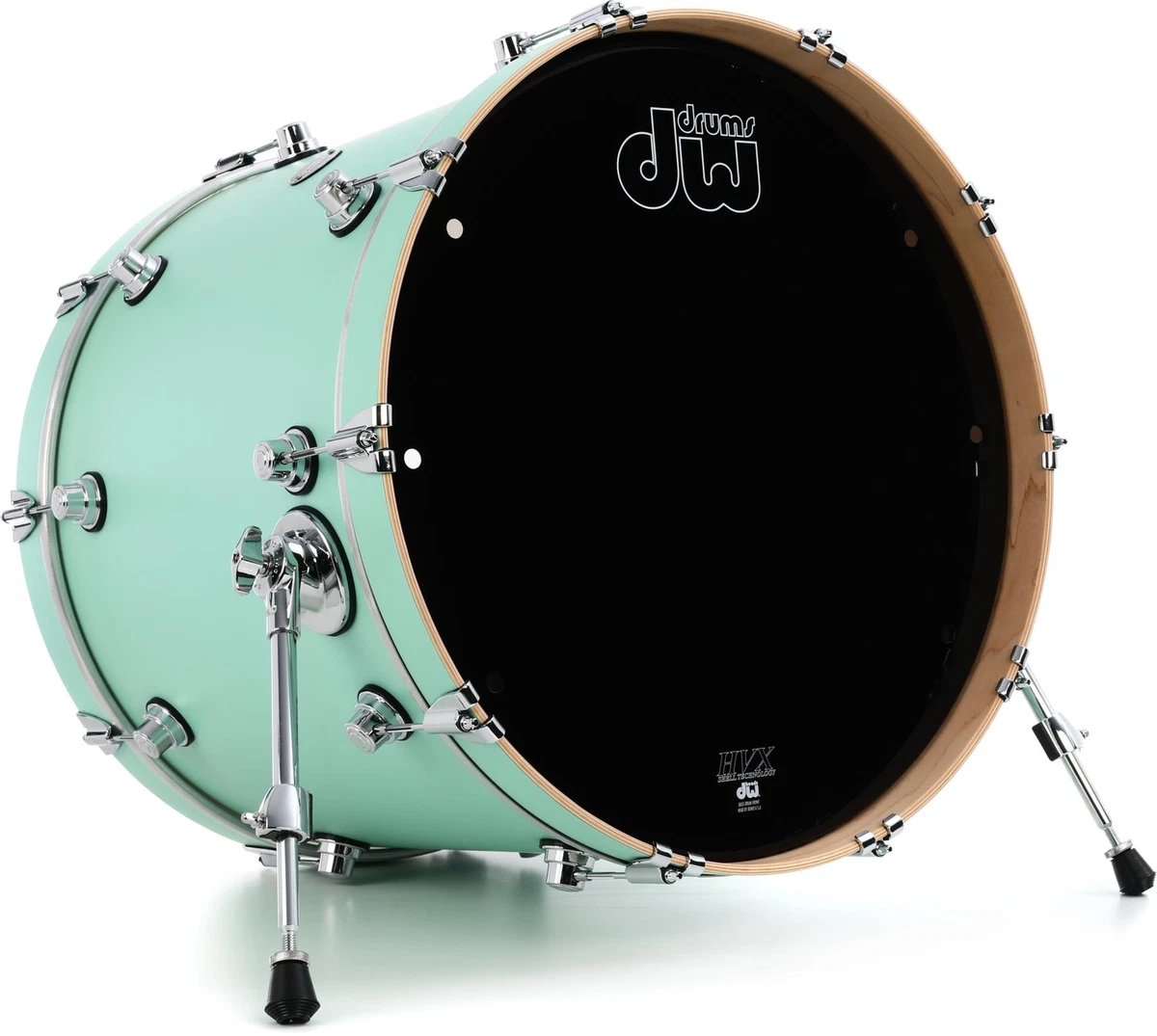 DW Performance Series Bass Drum 18 x 22 inch Hard Satin Seafoam