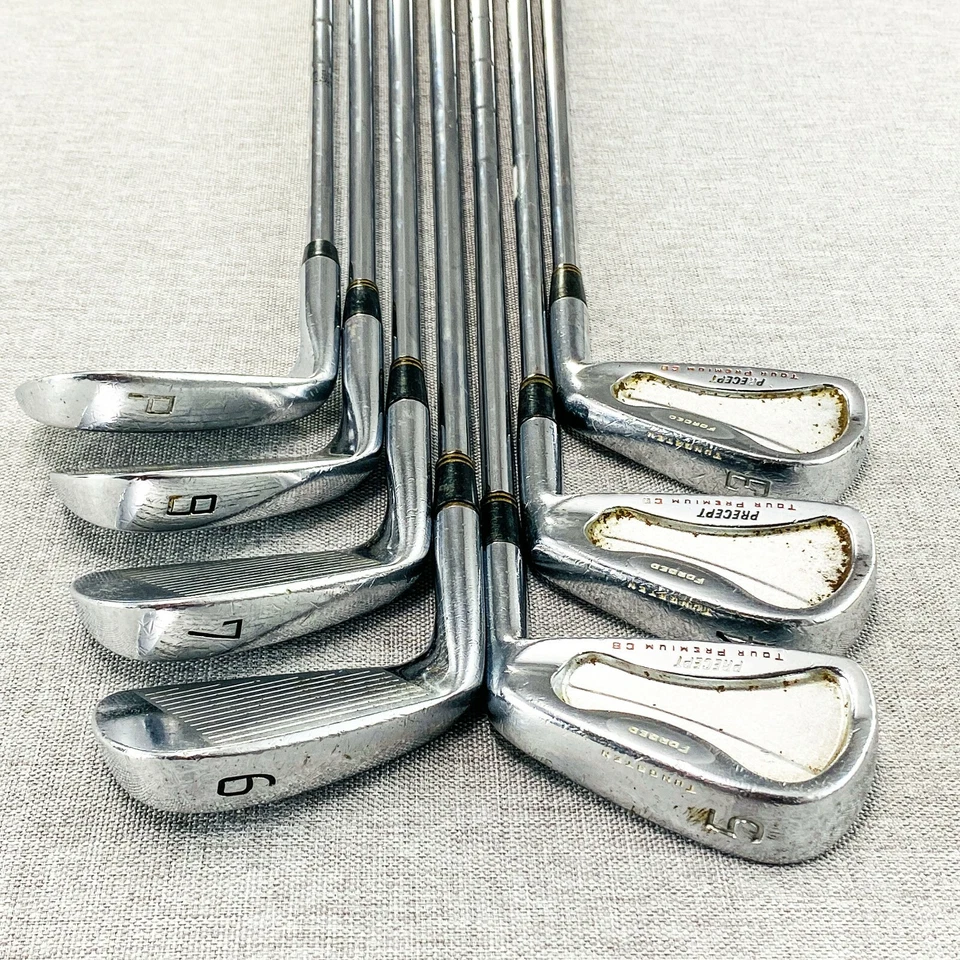 Precept Tour Premium CB Single Iron. Stiff Steel - Average Condition # 10029 - Image 3 of 4