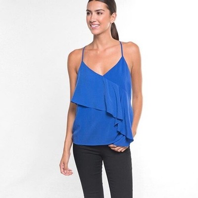 ruffle spaghetti strap top
