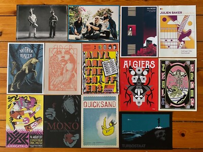 Kunstdrucke A4, Musik, u.a. Deftones Metallica Melvins Bronx Turbostaat QOTSA