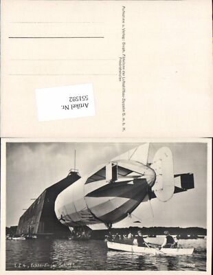 551592,tolle AK Zeppelin Luftschiff LZ 4 Echterdinger Schiff Boot Werft