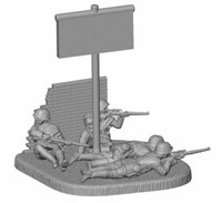 Zvezda 1:72 Figuren Set Deutsche German Sniper Team Model Bausatz 6217