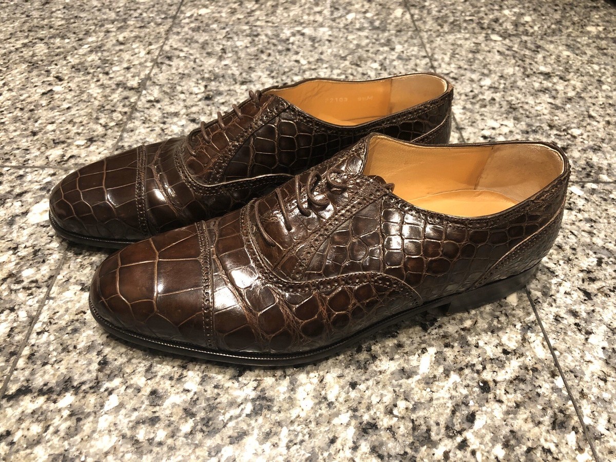 Caporicci Brown Alligator Men