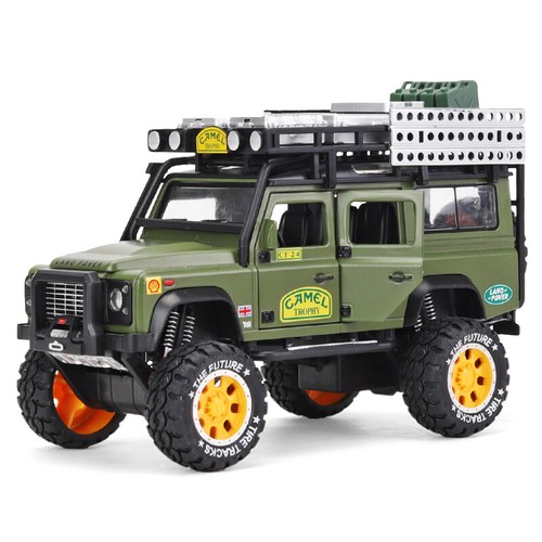 1/28 Land Rover Defender Off-Road Diecast Model Car Toy Collection Kids Gift - Picture 13 of 15
