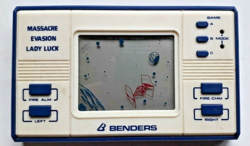 JEU ELECTRONIQUE LCD GAME WATCH - BENDERS - MASSACRE EVASION LADY LUCK