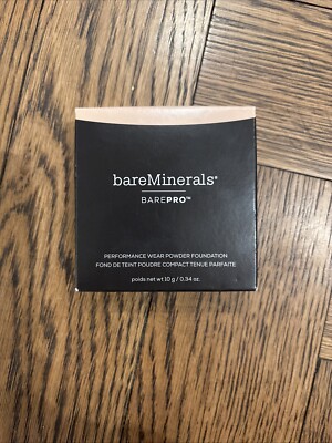 BareMinerals Bare Pro Performance Wear Powder Foundation .34 Oz Porcelain 0.5