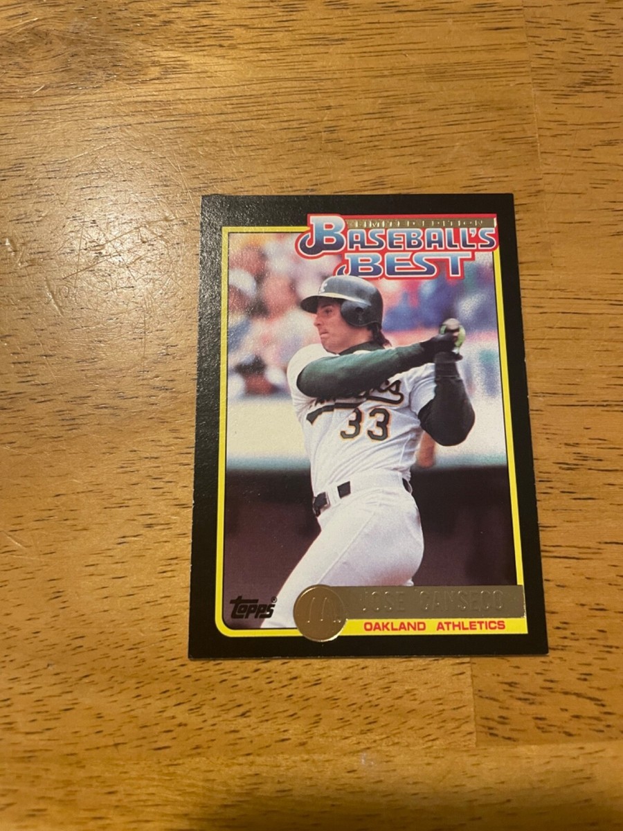 1992 Topps McDonald's Limited Edition Baseball's Best - #22 Jose Canseco