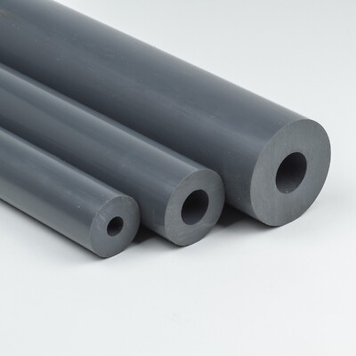 PVC Rohr Ø 50x15mm grau Länge wählbar 50/20 Hohlstab PVC-U Kunststoff Plastik