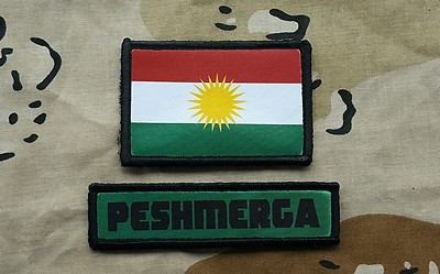 YPG / YPJ Kurdistan Flagge - Patch / Aufnäher für Kleidung