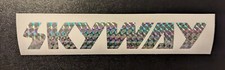 SKYWAY BMX DECAL 6"-9" - PRISM HOLOGRAPHIC MOSAIC VINYL OLD SCHOOL