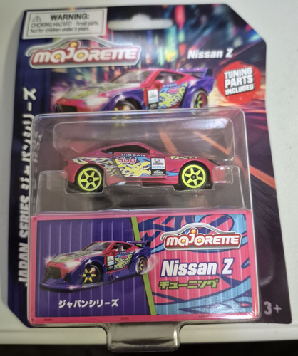Majorette Japan Series Deluxe Cars Nissan Z - Tuning Parts Included - NIP