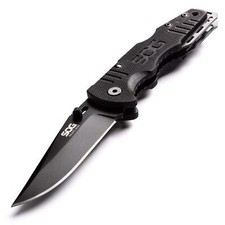 SOG Folding Knife Pocket Knife – Salute Mini Tactical Knife, Hunting Knife,