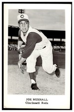 Joe Nuxhall Vintage Baseball Postcard With Name & Team on Front RD12-01