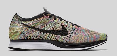 nike flyknit racer multicolor